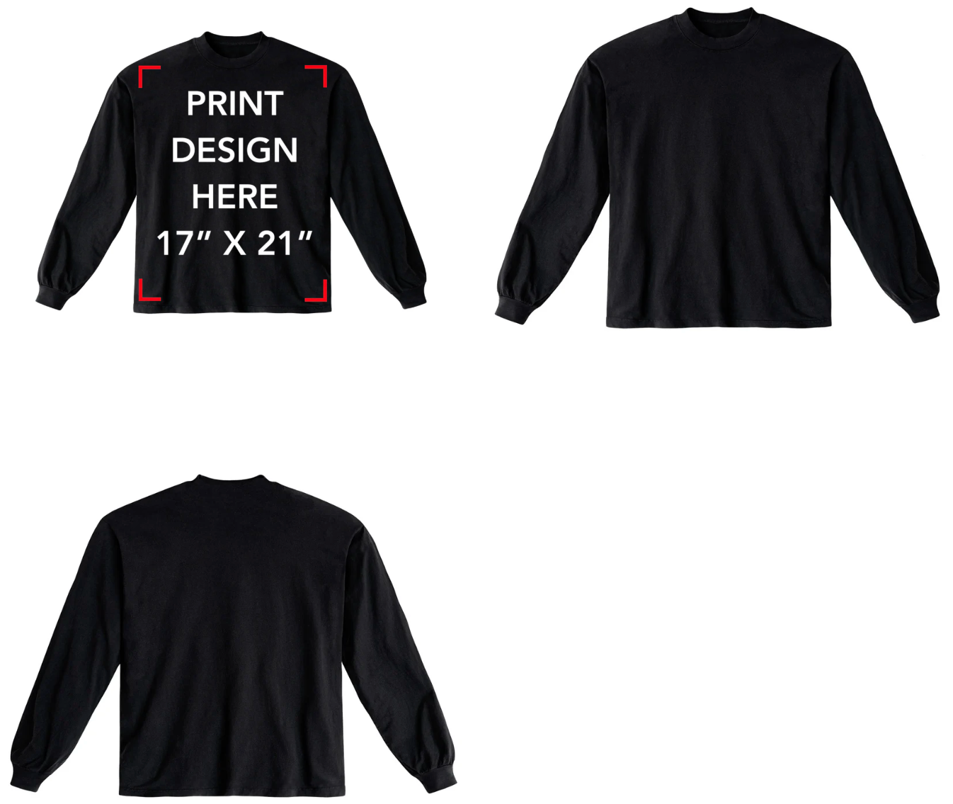 SHAKAWEAR BLACK LONGSLEEVE